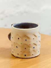 Memphis style design Mug.  Handmade by Artist Steven Portigal
