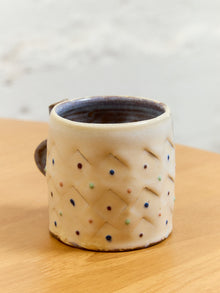 Memphis style design Mug.  Handmade by Artist Steven Portigal