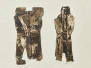 Mid Century Abstract Figures by John Lee Lithograph