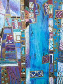 Rhythm Exhibition Poster by Shawna Leach