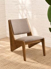 Catalina Lounge Chair in Warm Brown