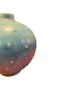 Small Whimsical Turquoise weed Pot