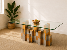 Rare Paul Evans Mid Century Cityscape Burlwood and Chrome Dining Table
