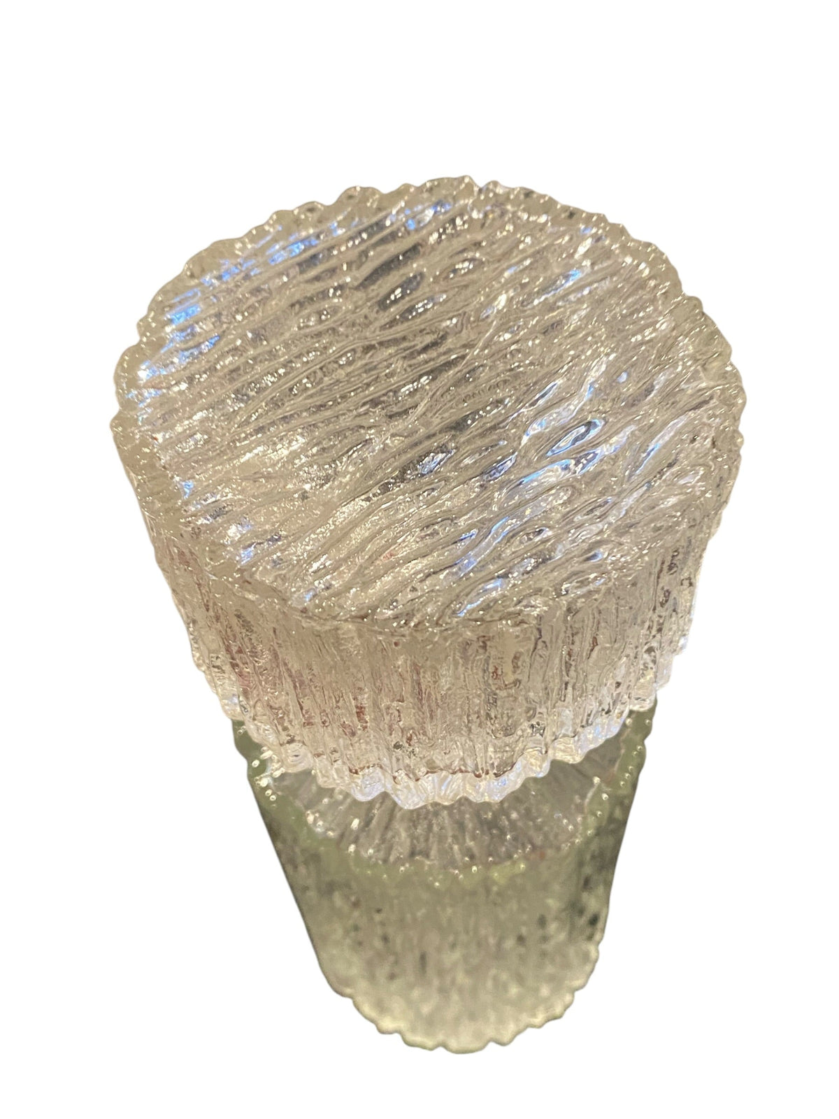 Brutalist Glass Decanter