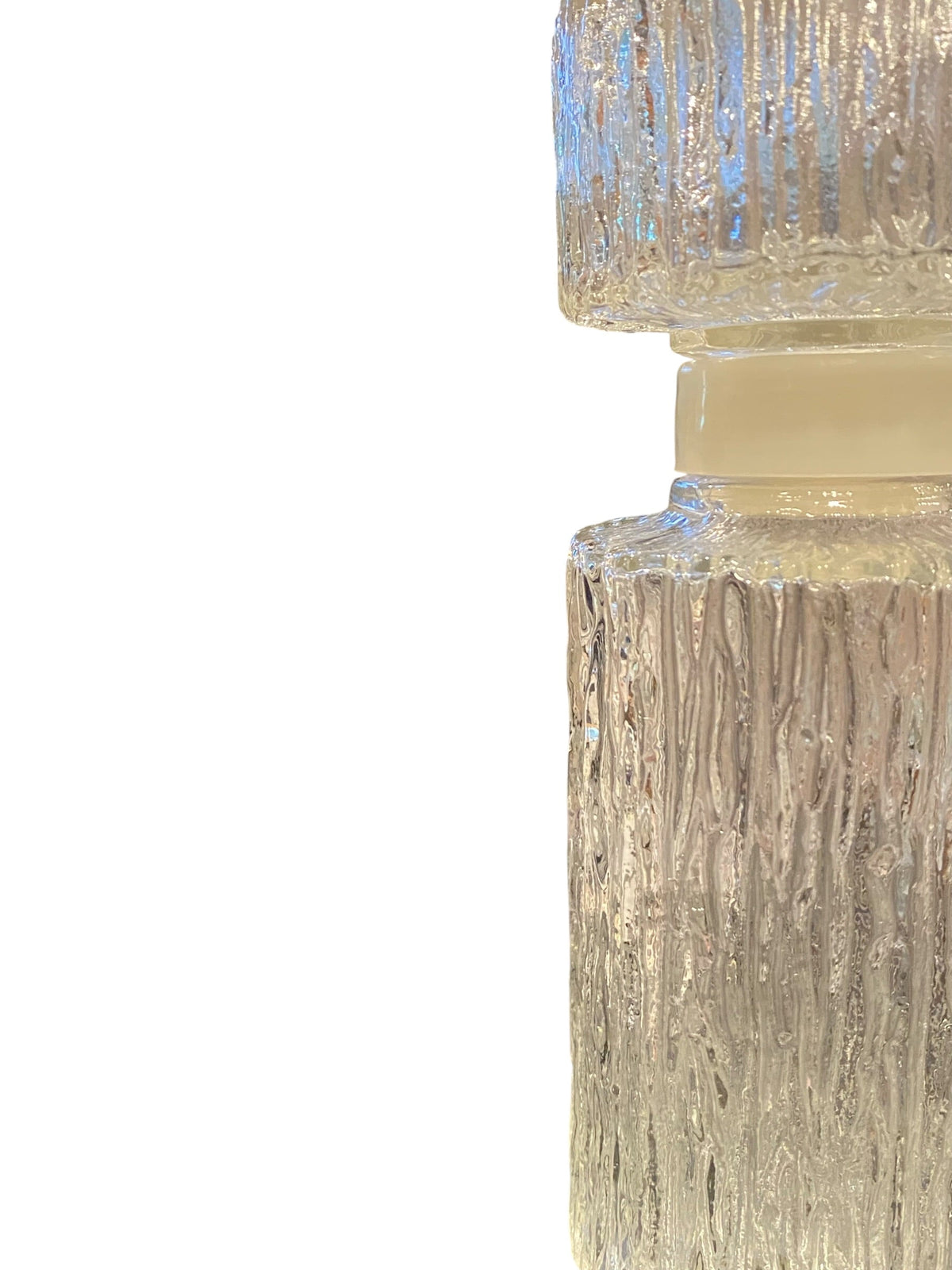 Brutalist Glass Decanter