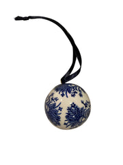Blue and White Bouquet of Flowers Christmas Decoration
