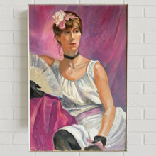 Nadine Oil on Canvas by June Coy