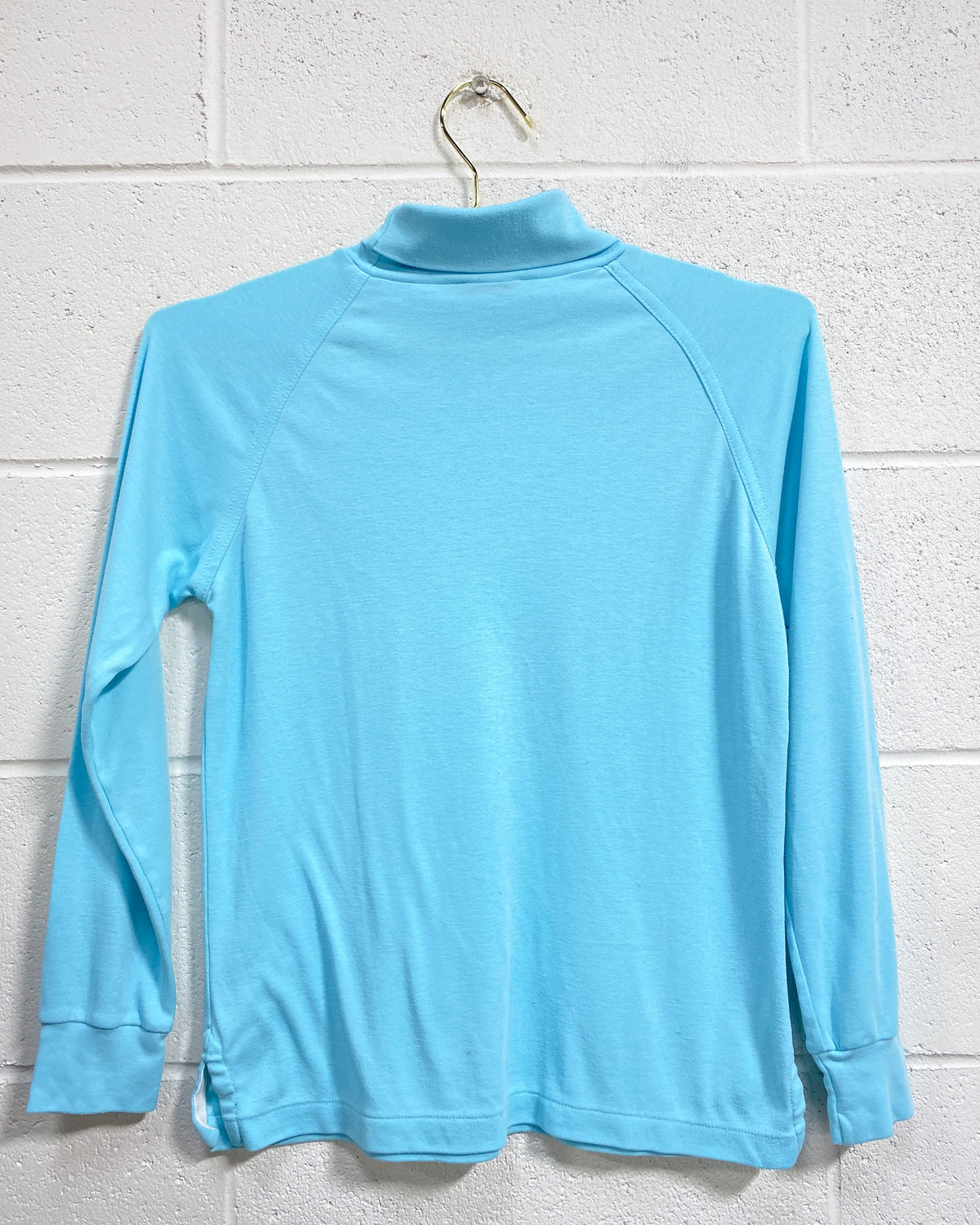 Vintage Turquoise Turtleneck