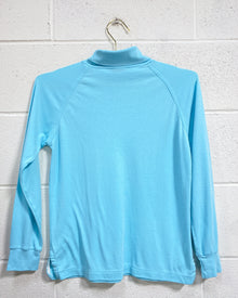 Vintage Turquoise Turtleneck