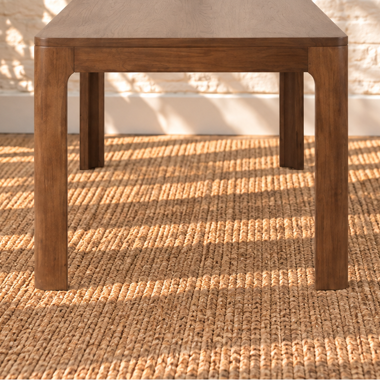 Darian Dining Table in Warm Walnut