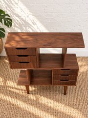 Palo Alto Six-Drawer Bookcase