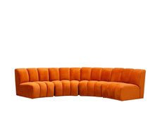 Burnt Orange Chic Circle Sofa