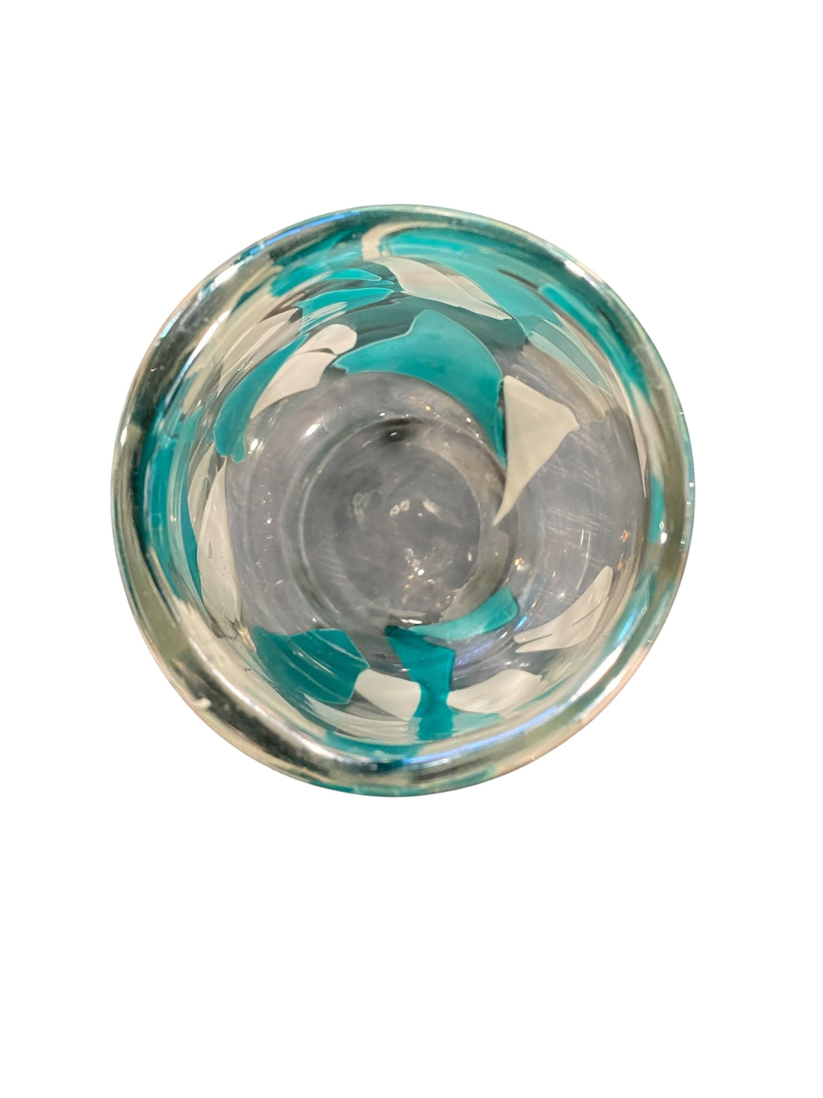 Hand Blown Confetti Glass Vase