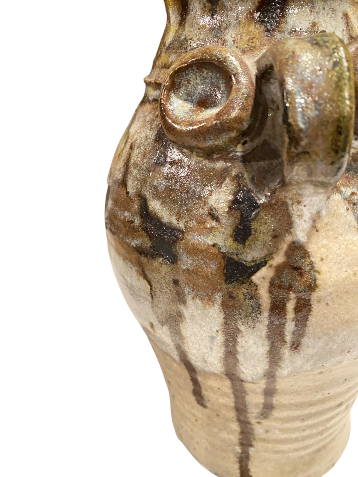 Picasso Influenced Owl Studio Pottery