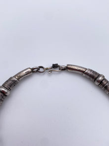 Unmarked Silver Modernist Bracelet