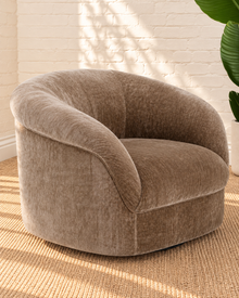 Ellie Accent Chair in Mocha Beige