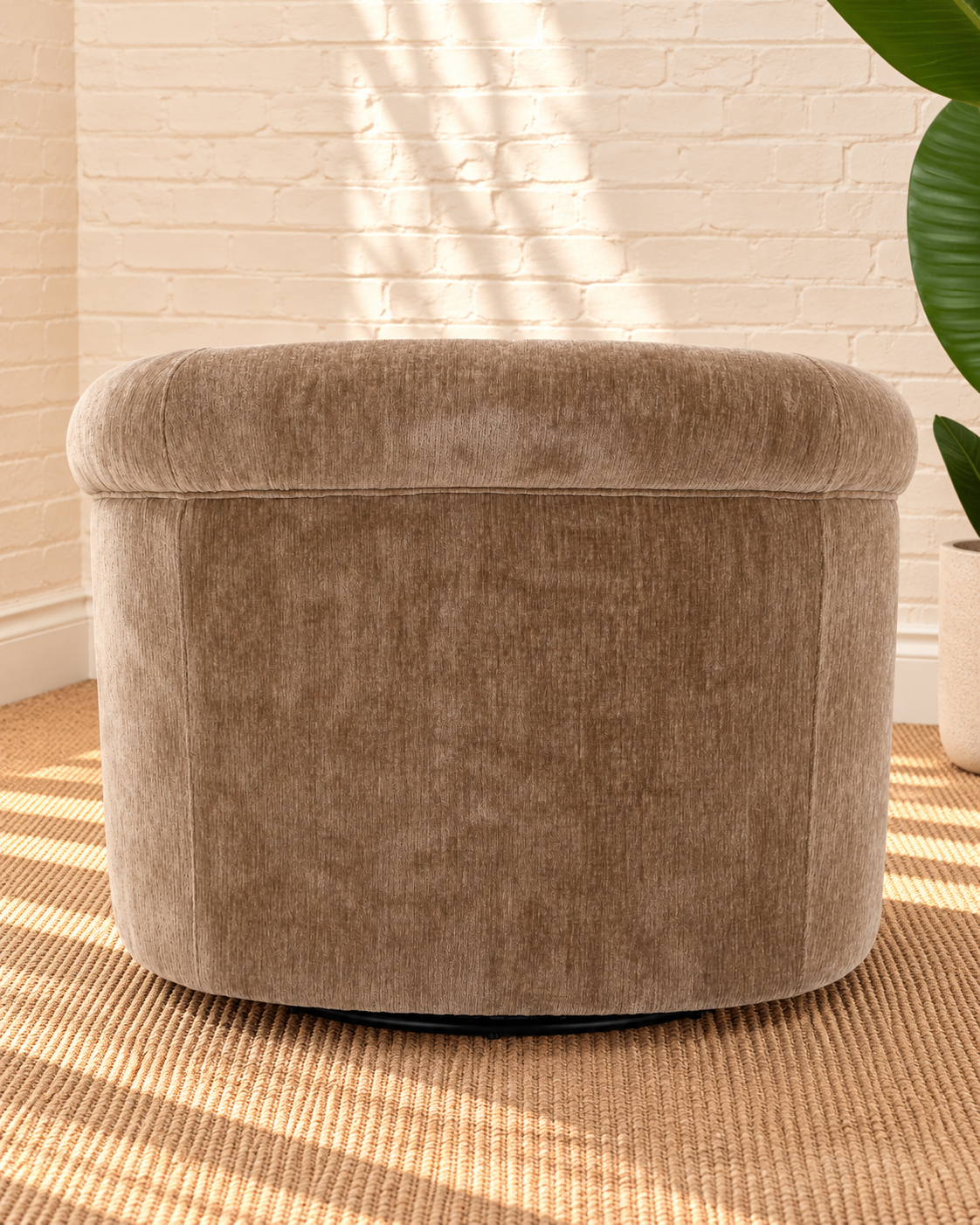Ellie Accent Chair in Mocha Beige