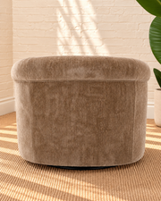 Ellie Accent Chair in Mocha Beige