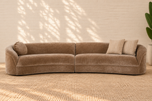Ellie Sectional Sofa in Mocha Beige