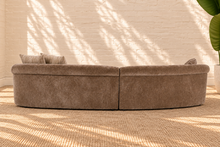 Ellie Sectional Sofa in Mocha Beige