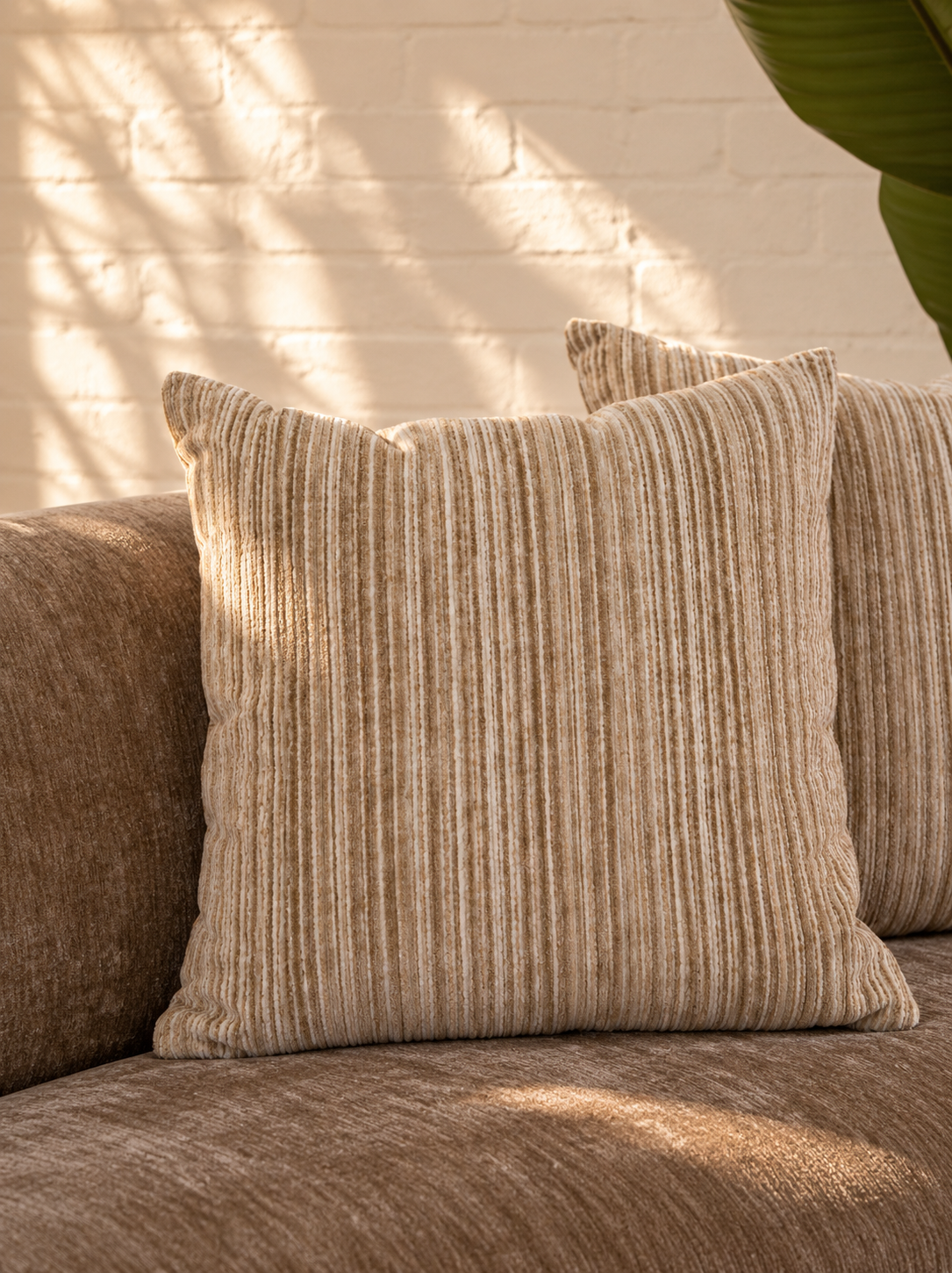 Ellie Sectional Sofa in Mocha Beige