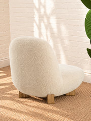 Estelle Lounge Chair in Oatmeal