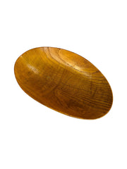 Finely Carved Elm Wood Catchall