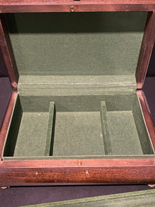 Large Elegant Jewelry Box with Brass Claw Foot