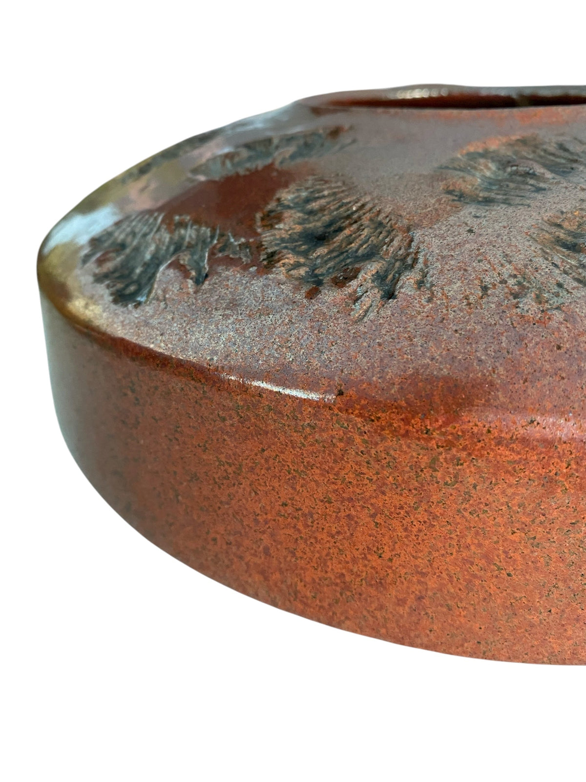 Red Oxide Floating Modernist vase