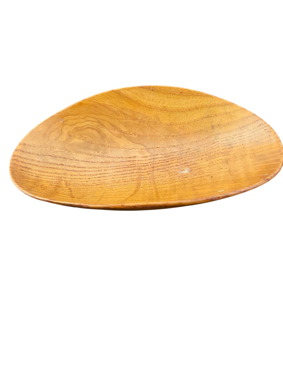 Finely Carved Elm Wood Catchall