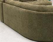 Prima 3 Piece Sectional Sofa in Camila Olive