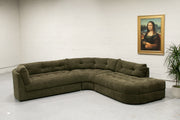 Prima 3 Piece Sectional Sofa in Camila Olive