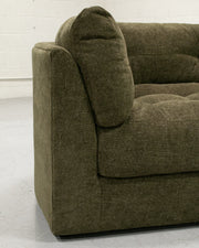 Prima 3 Piece Sectional Sofa in Camila Olive