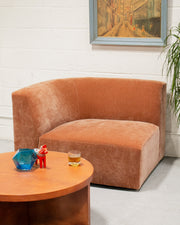 Bonnie Modular Corner in Amici Ginger