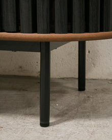Johannesburg Buffet Credenza in Black & Walnut