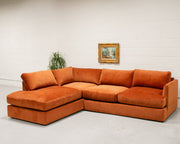 Michonne Sectional Sofa in Lovely Russet
