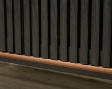 Johannesburg Buffet Credenza in Black & Walnut