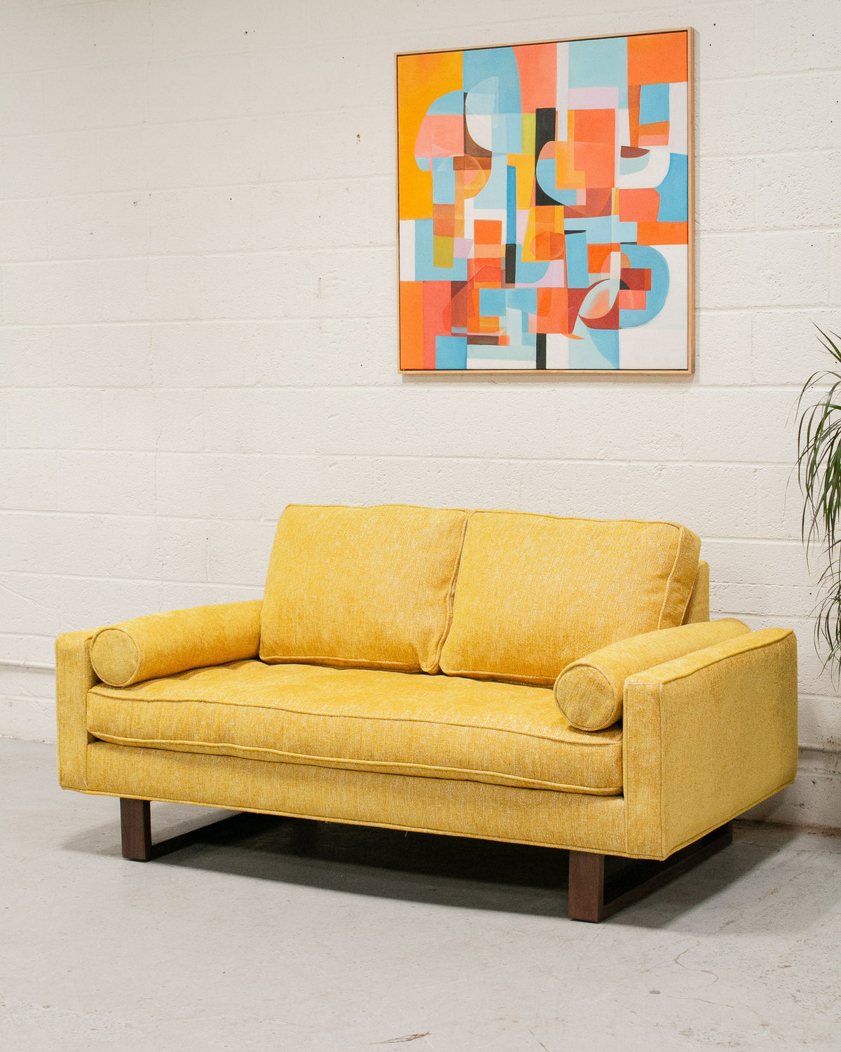 Natasha Loveseat in Marin Sunflower