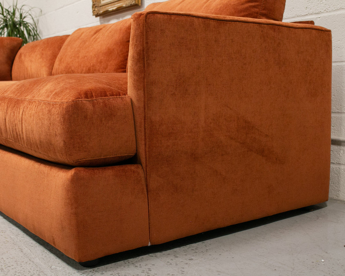 Michonne Sectional Sofa in Lovely Russet