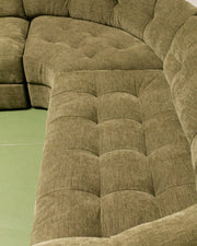 Prima 3 Piece Sectional Sofa in Marley Olive