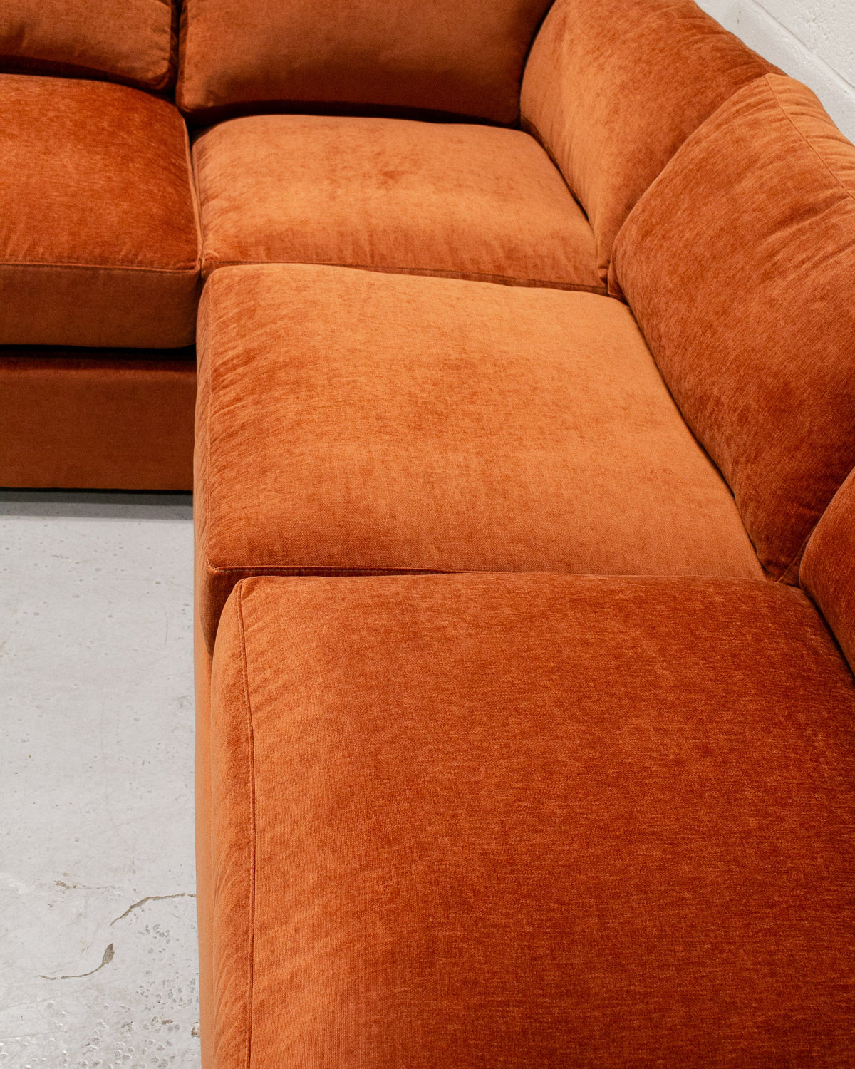 Michonne Sectional Sofa in Lovely Russet