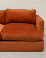Michonne Sectional Sofa in Lovely Russet