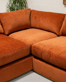 Michonne Sectional Sofa in Lovely Russet