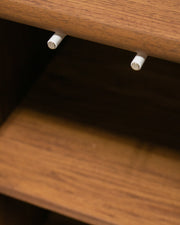 Johannesburg Buffet Credenza in Black & Walnut