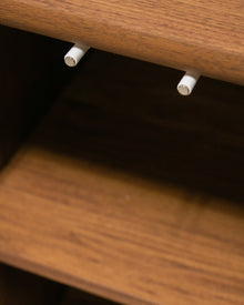 Johannesburg Buffet Credenza in Black & Walnut
