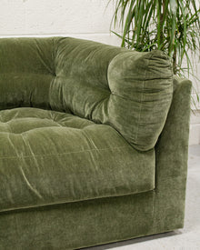 Prima 2 piece with Armless Chaise in Amici Moss