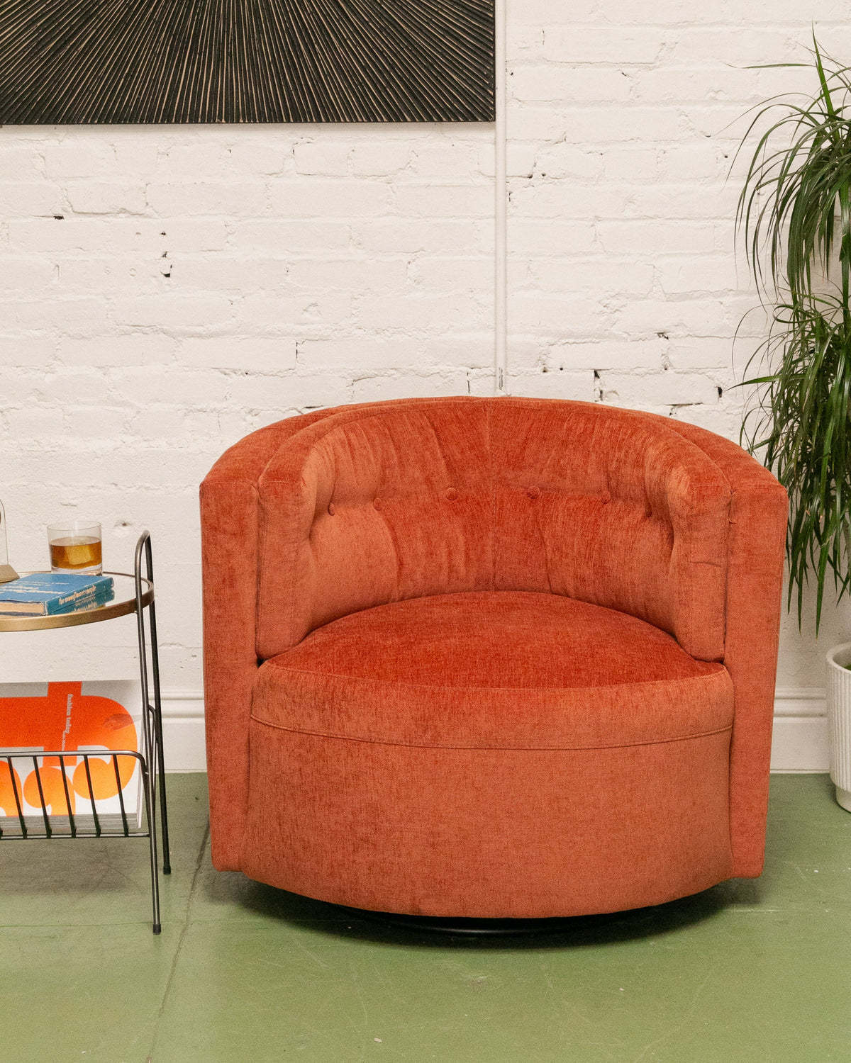 Babita Swivel in Lovely Russet