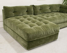 Prima 2 piece with Armless Chaise in Amici Moss