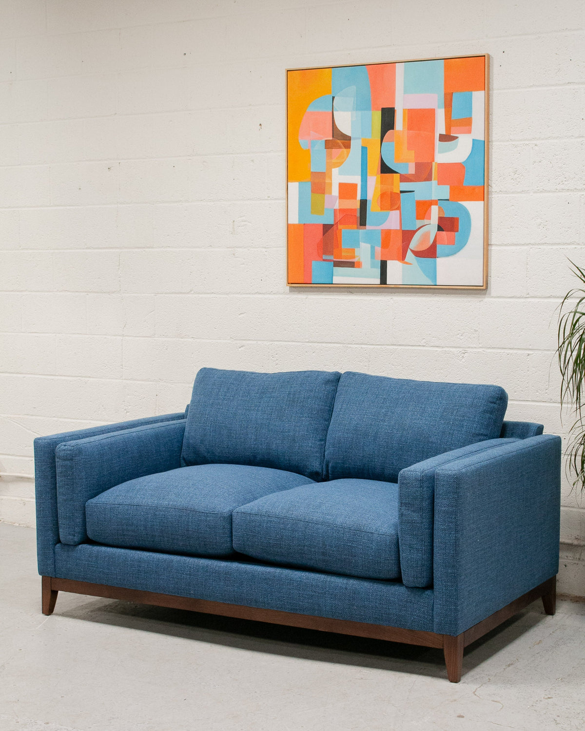 Lisette 70" Loveseat in Solitude Blue