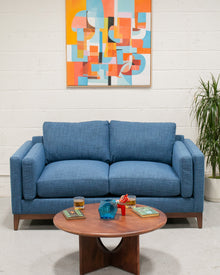 Lisette 70" Loveseat in Solitude Blue